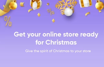 Design your online store using the colours of Christmas
